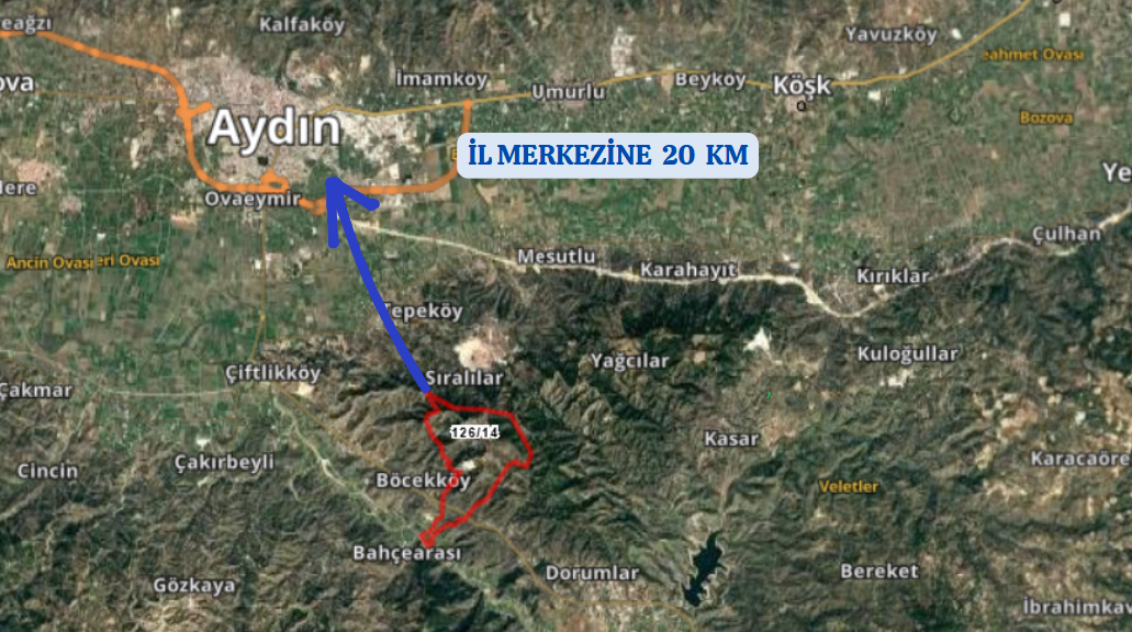 AYDIN EFELER BADEMLİ KÖYÜNDE 500 M² ARSA SATILIKTIR. - AYDIN EFELER fotoğraf 8